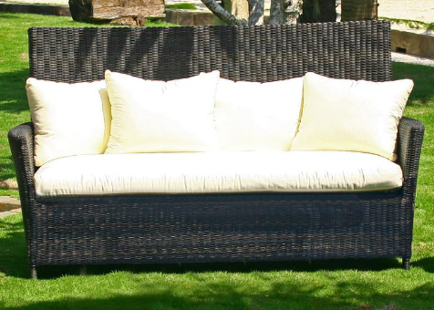 Sofa Set Lorraine Gartenmöbel 1x Bank 2x Sessel 1x Tisch