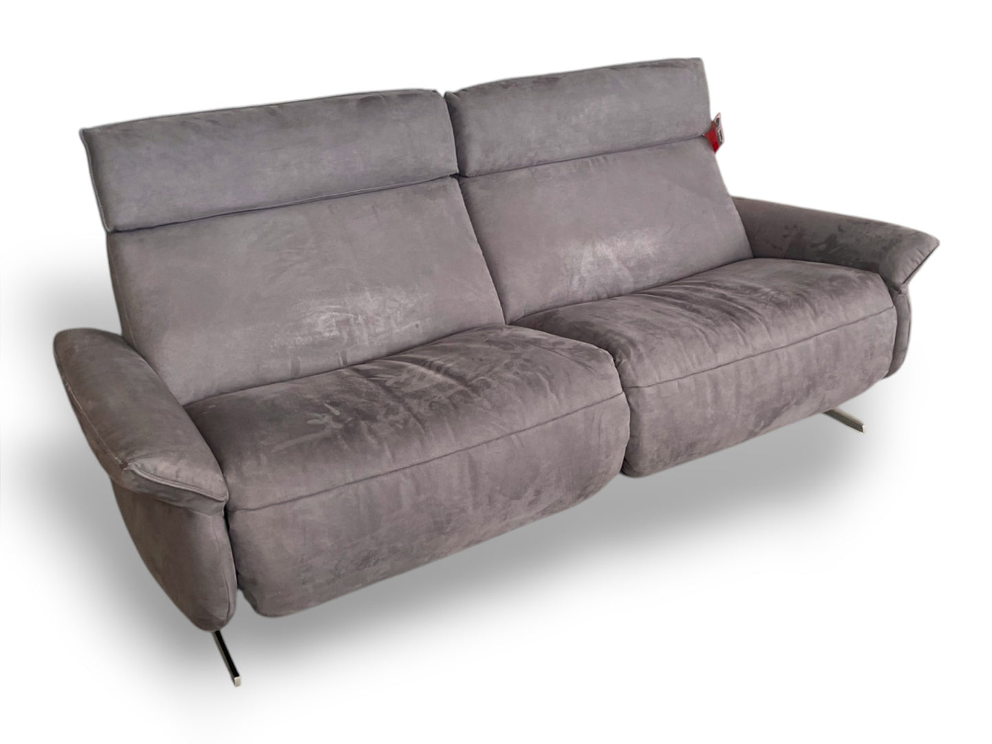 Sofa Himolla 4255 Cumuly Comfort – Elektrisch, Wallfree & Herzwaage – Stoff Lyon Rauch