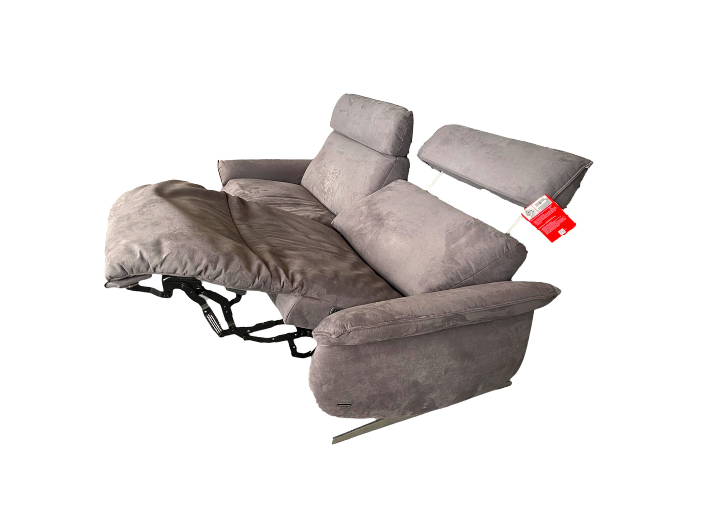 Sofa Himolla 4255 Cumuly Comfort – Elektrisch, Wallfree & Herzwaage – Stoff Lyon Rauch