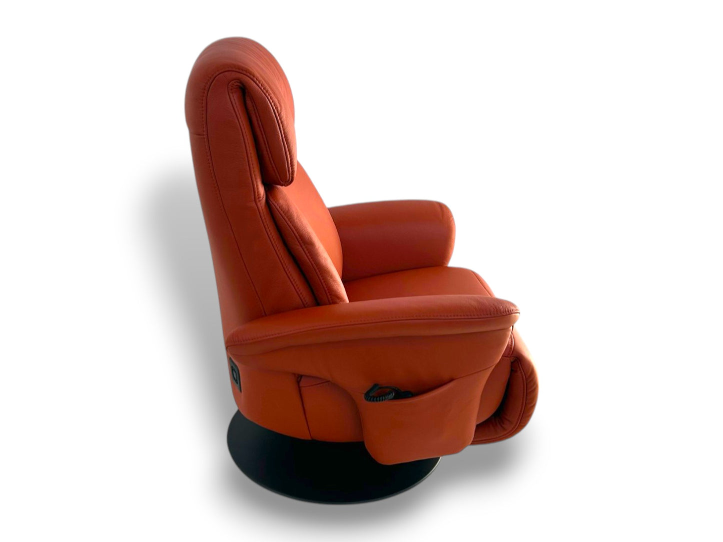 Sessel Himolla 7627 Easy-Swing Relaxsessel – 2-motorig, mit Aufstehhilfe, Leder Longlife Soft Mandarine
