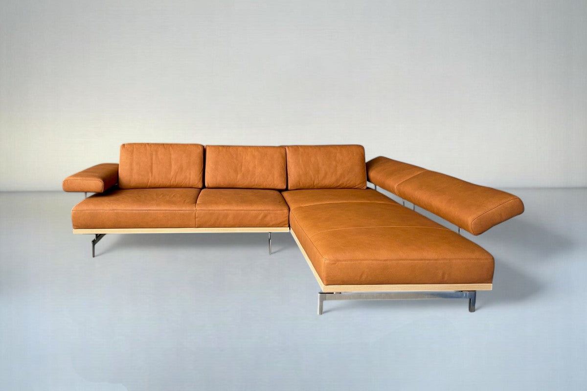Ecksofa Joop! 8106 aus Leder Leonessa Almond