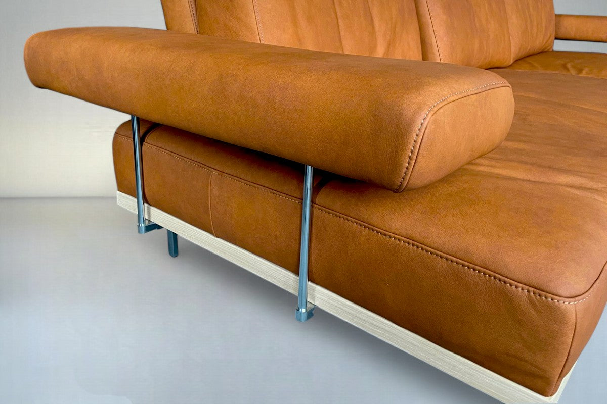 Ecksofa Joop! 8106 aus Leder Leonessa Almond