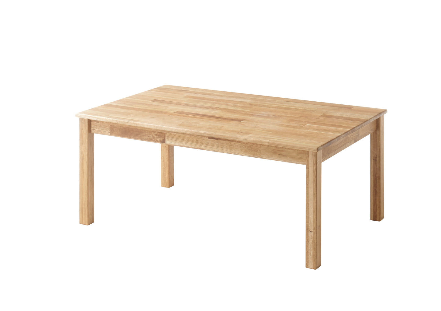 Couchtisch ALFONS aus massiver Wildeiche, geölt – ca. 105 x 65 cm, Höhe 45 cm