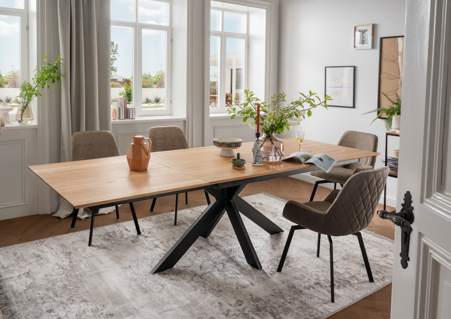 Ausziehtisch <EicheXpert> aus geölter Massivholz-Eiche