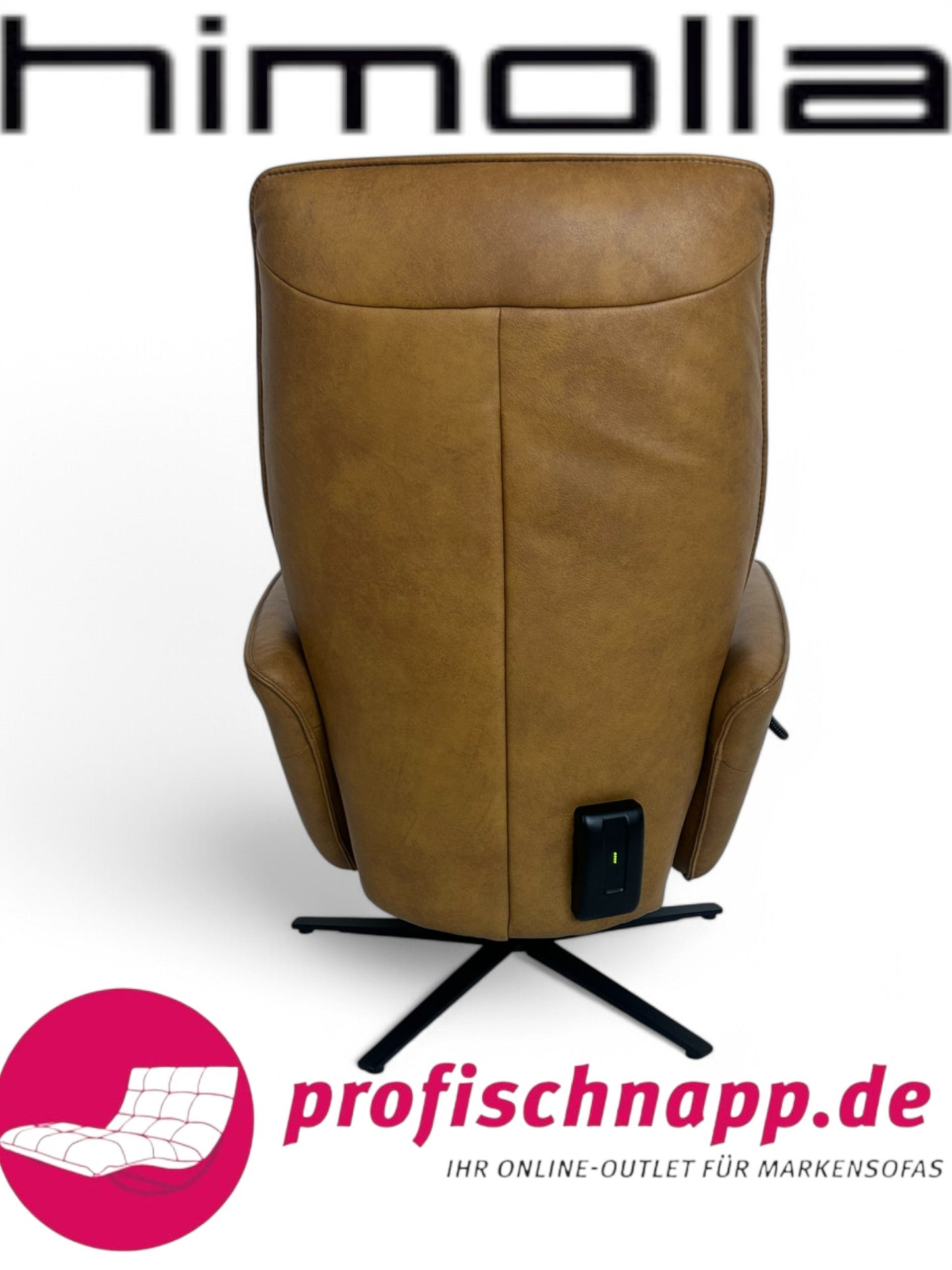 Sessel Himolla 7928 Relaxsessel elektrisch – 2-motorig, mit elektrischer Kopfteilverstellung Longlife Leder Eleganza Mais