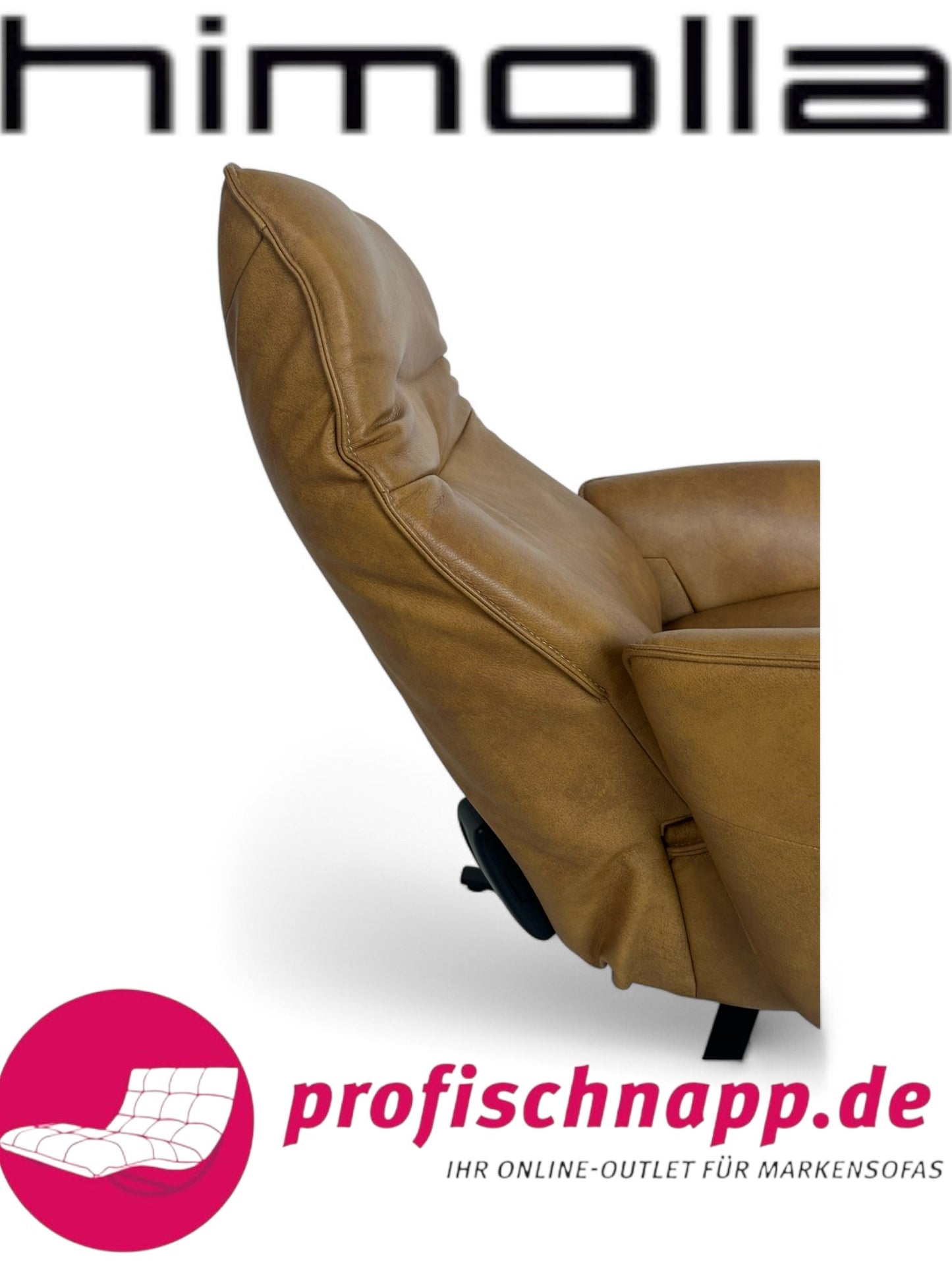 Sessel Himolla 7928 Relaxsessel elektrisch – 2-motorig, mit elektrischer Kopfteilverstellung Longlife Leder Eleganza Mais