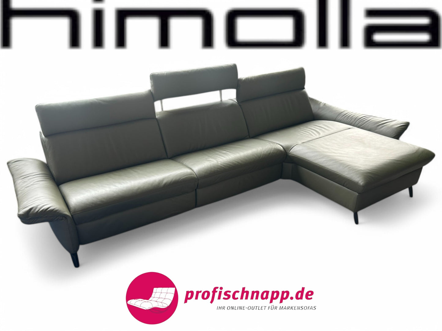 Ecksofa Himolla Velden 8372 – Wallfree & Herz-Waage Funktion, elektrisch, Longlife Leder Rustika 24 Zypres