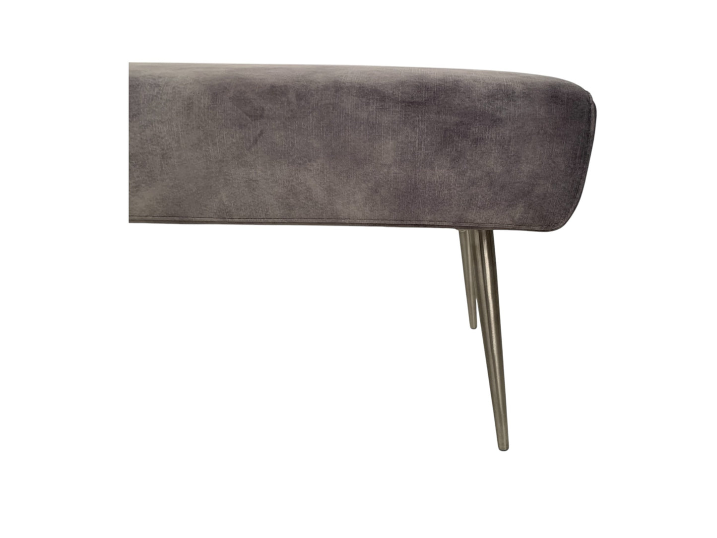 Sitzbank K+W 4401 Step Two I – Vintage Samt Velours in edlem Royal Grau | Eleganz und Komfort