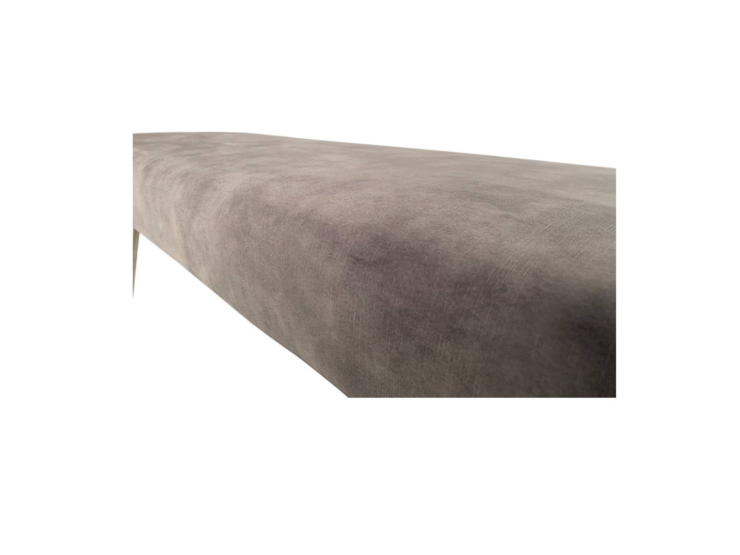 Sitzbank K+W 4401 Step Two I – Vintage Samt Velours in edlem Royal Grau | Eleganz und Komfort