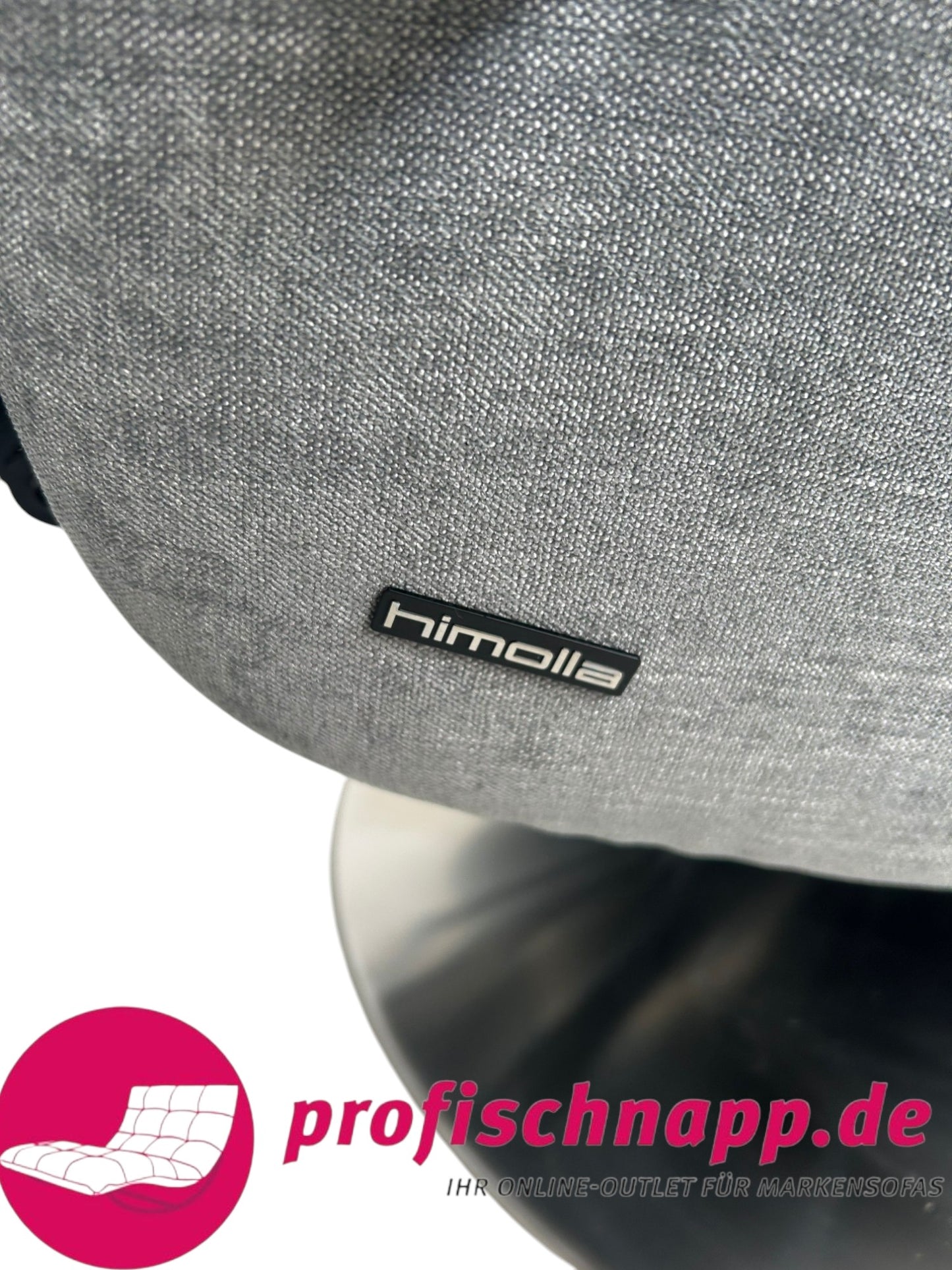Sessel Himolla 7050 Easyswing Relaxsessel Medium – 2 Motoren, Webstoff 11 Leeds Platin, ergonomischer Fernsehsessel