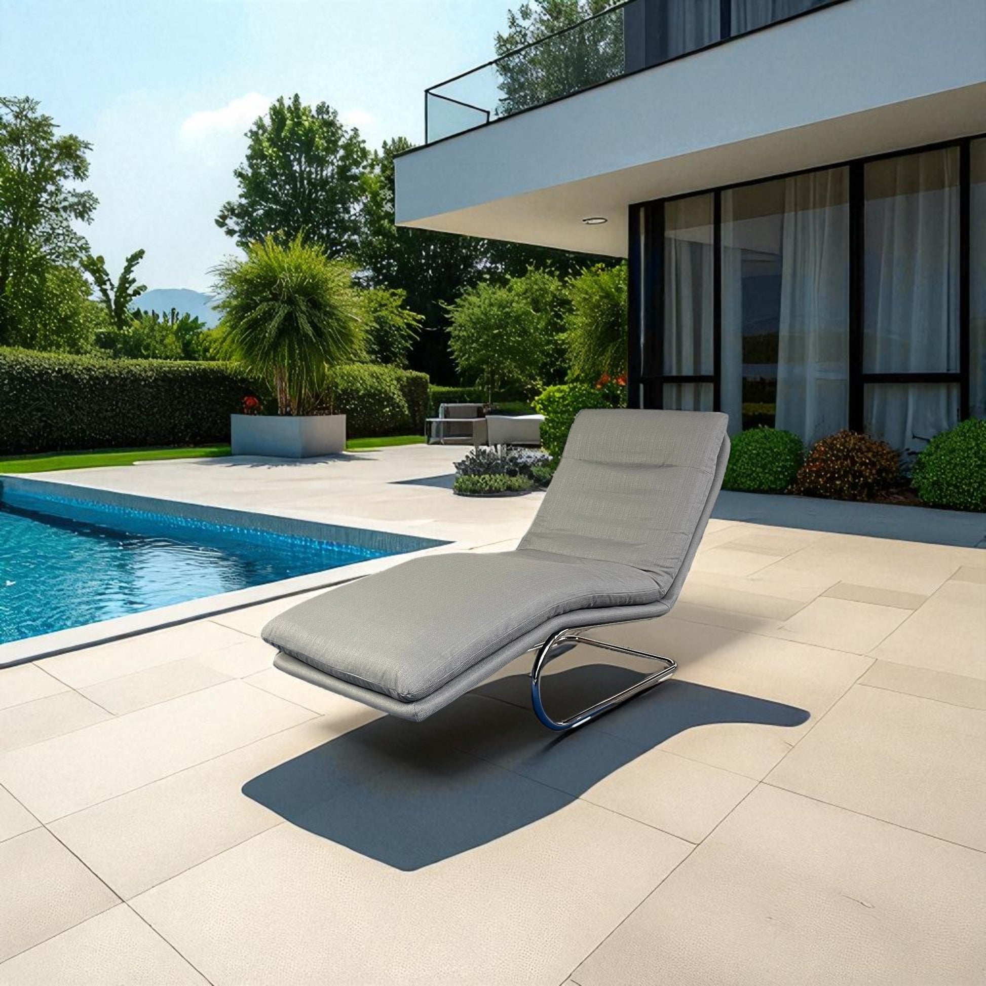 W.SCHILLIG Outdoor Relaxliege – Grau