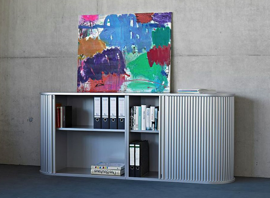Klenk Dancer Rollladen-Schränke Universalschrank Korpus + Rollladen Schwarz