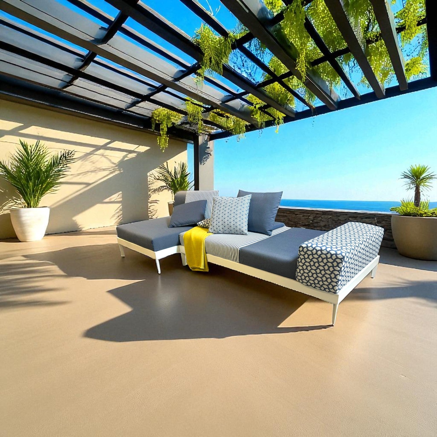 W.Schillig Bailandoo 39530 Gartenlounge Dunkelblau