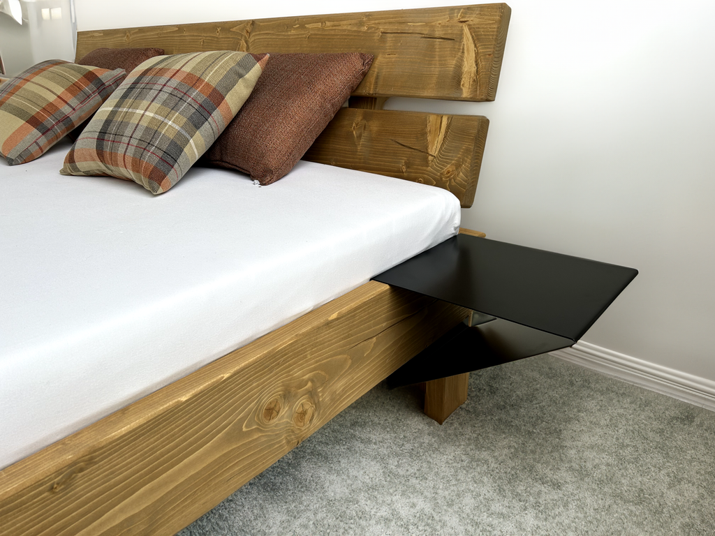 Bett Wickie Massivholz mit Kopfteil - 180x200cm