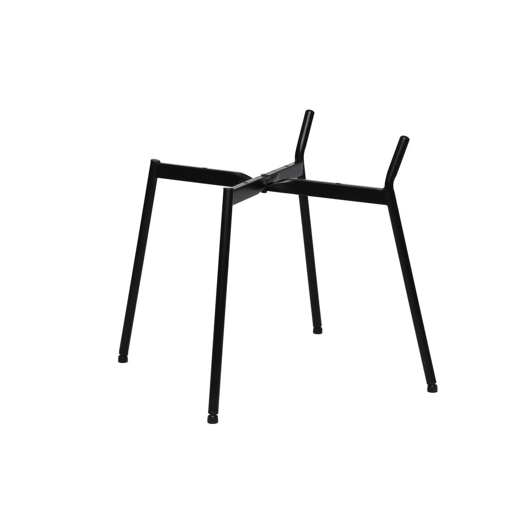 Esszimmerstühle 2er Set Bouclébezug - Gestell Metall schwarz