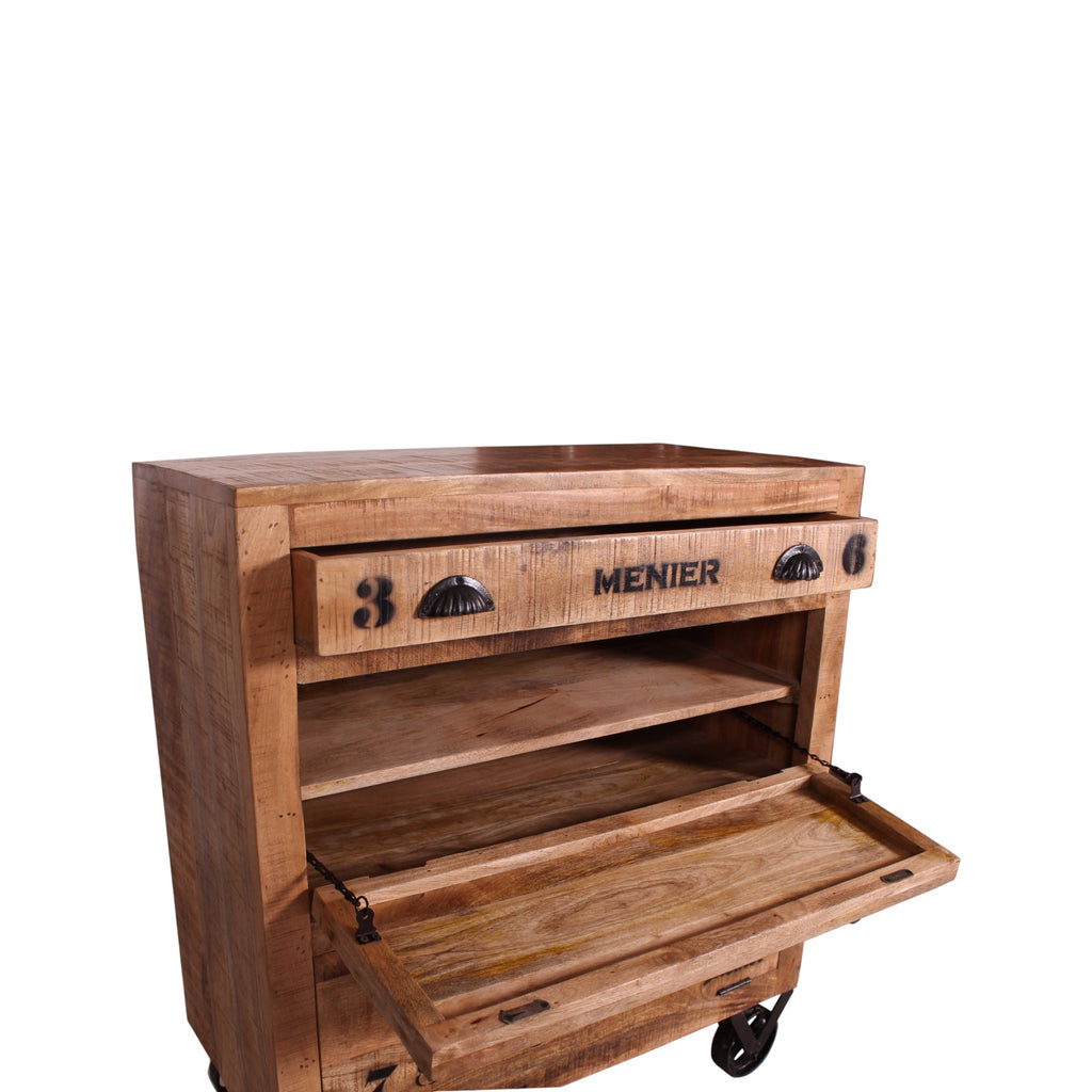 SIT »RUSTIC« Dielen-Set 5-teilig – Mango massiv