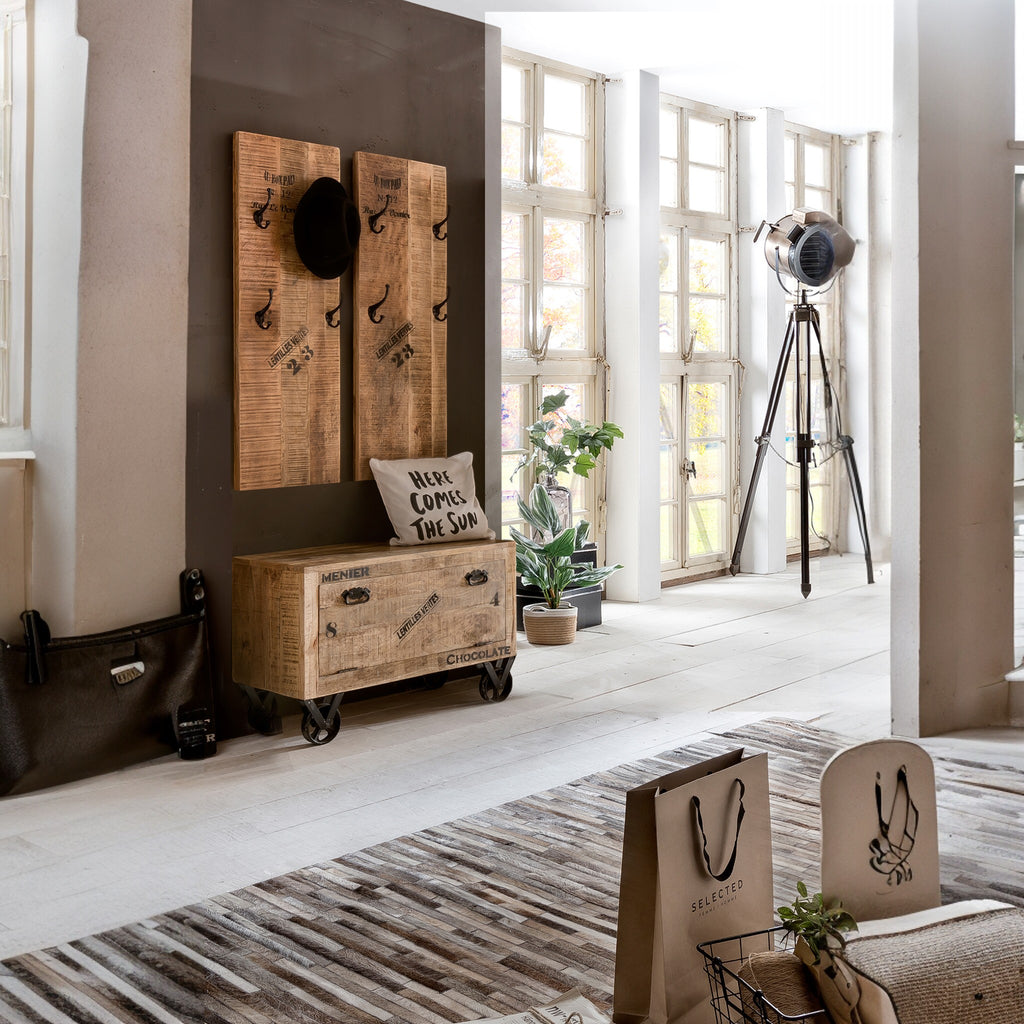 SIT »RUSTIC« Dielen-Set 3-teilig – Mango massiv