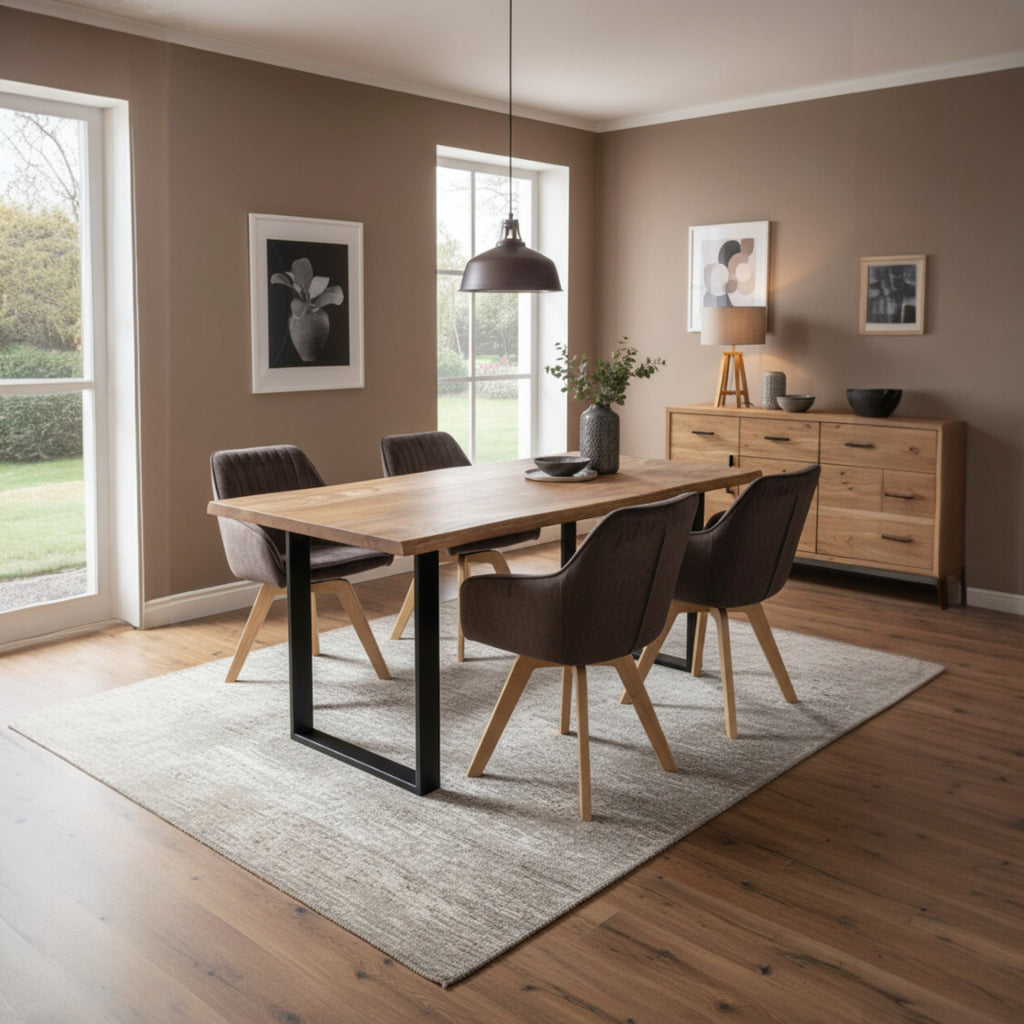 Drehstuhl „Gail“ 2er SET mit 180° Rückstellfunktion