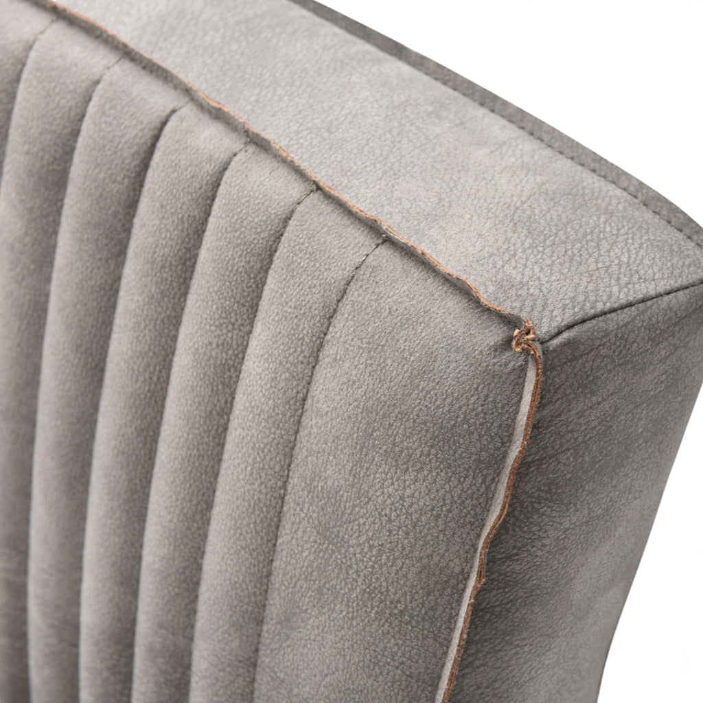 Schwingstuhl „David“ 2er-Set in Taupe – mit & ohne Armlehne