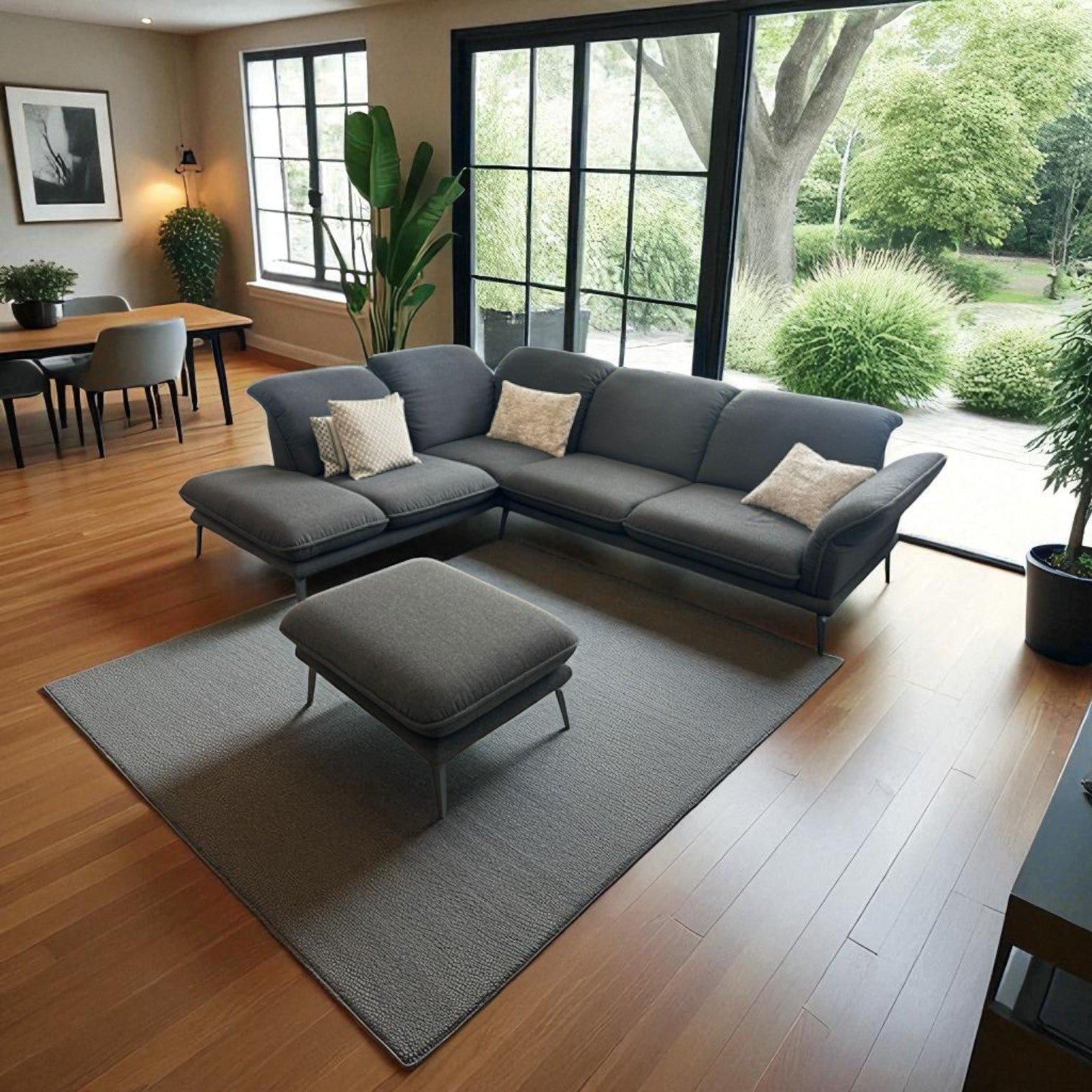 Sofa W.Schillig 24600 "sherry" – Stoff Anthrazit