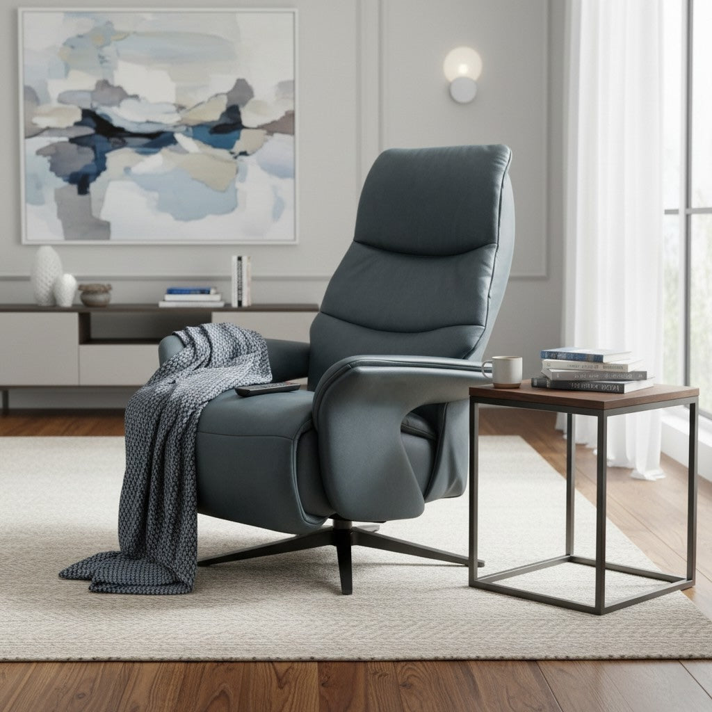 Sessel Himolla 7052 Easy-Swing – Eleganza Türkis, 2-Motorig