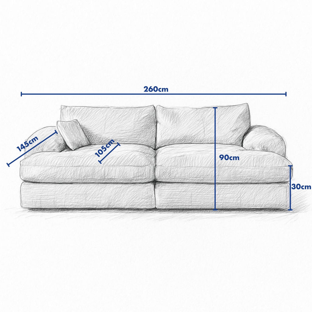 Bigsofa – Cord Beige