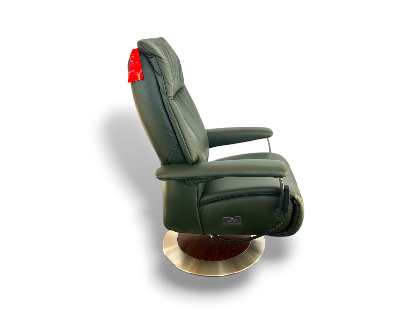 Sessel Himolla 7081 Easy-Swing Relaxsessel – 2-motorig, mit Massagefunktion, Leder Alge
