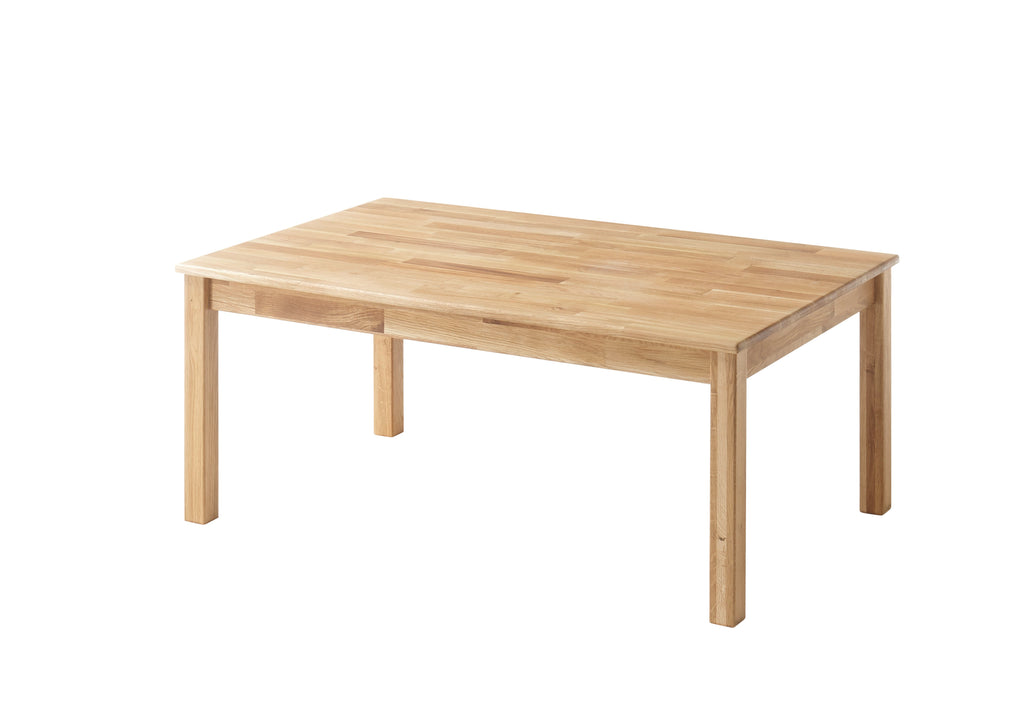 Couchtisch ALFONS aus massiver Wildeiche, geölt – ca. 105 x 65 cm, Höhe 45 cm