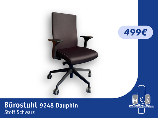 Dauphin Bürostuhl 9248 mit Lumbalstütze – ergonomischer Drehstuhl fürs Büro