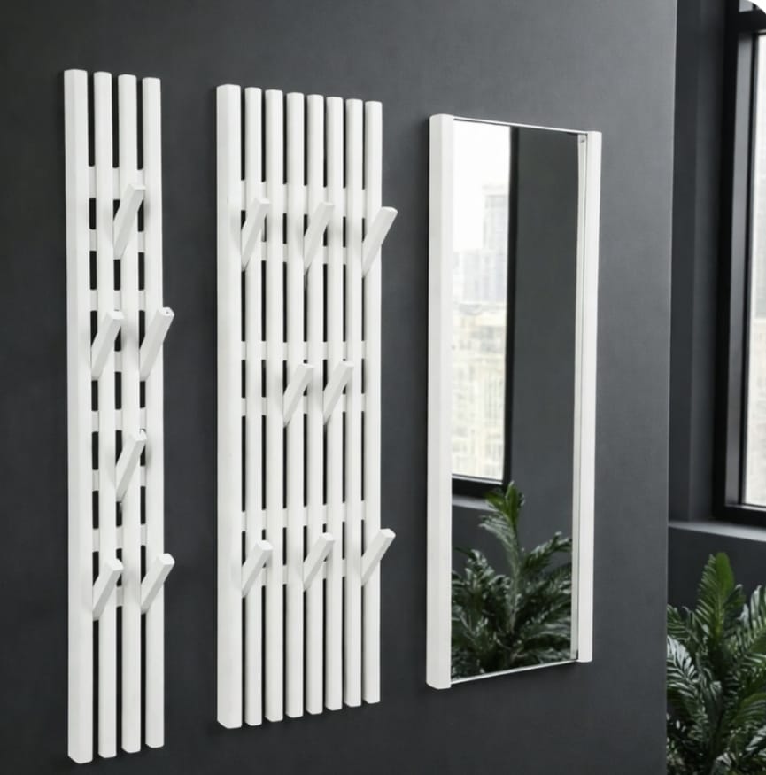 Garderobe Giulia Massivholz weis