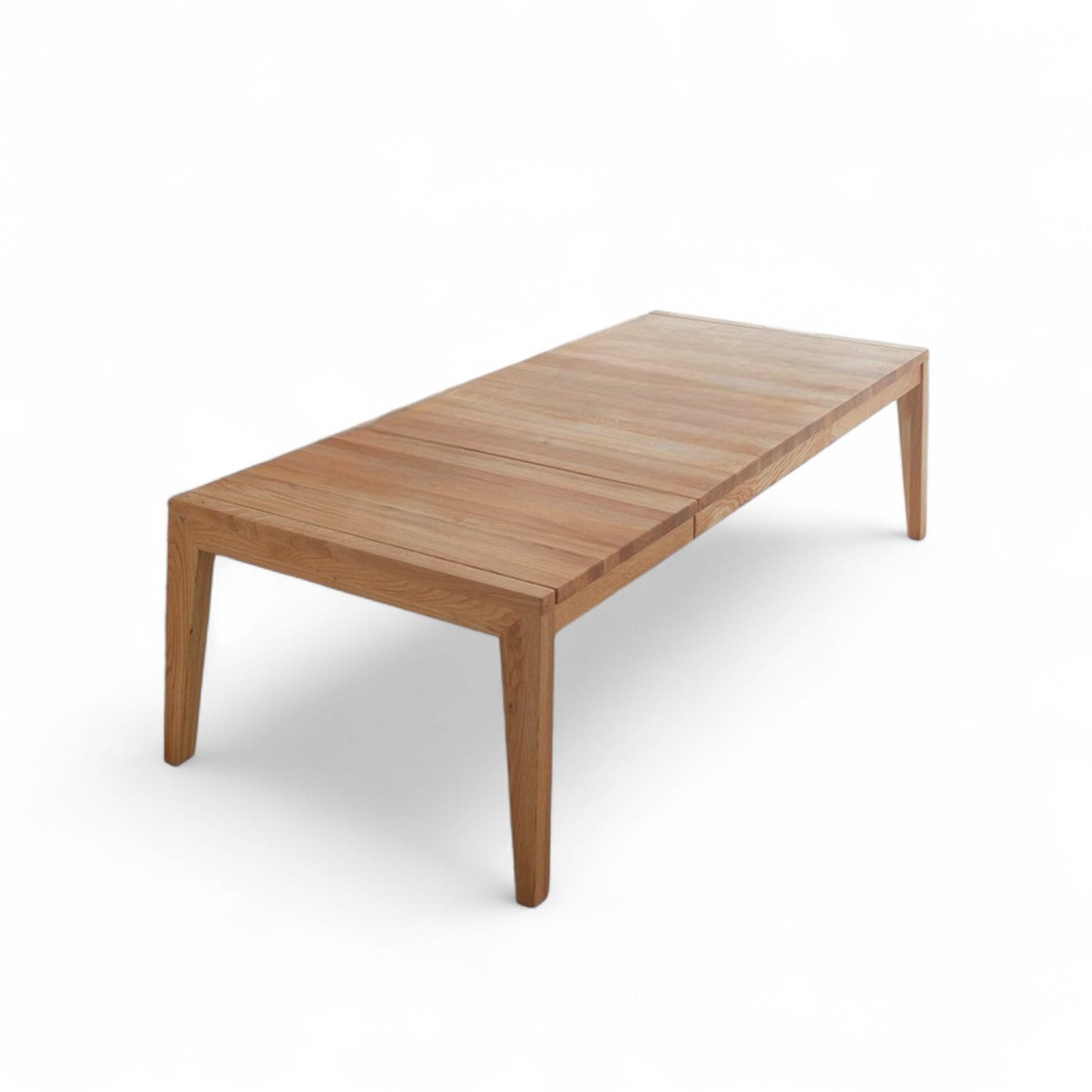 Couchtisch GÖTEBORG 112(152)/73cm – Asteiche Massiv geölt, Ausziehbar