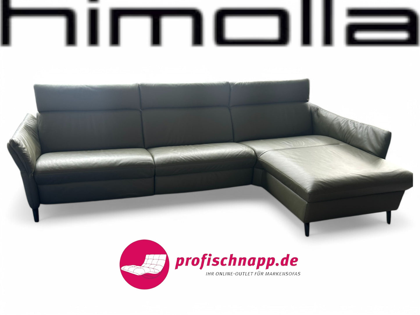 Himolla Velden 8372 Ecksofa – Wallfree & Herz-Waage Funktion, elektrisch, Longlife Leder Rustika 24 Zypres