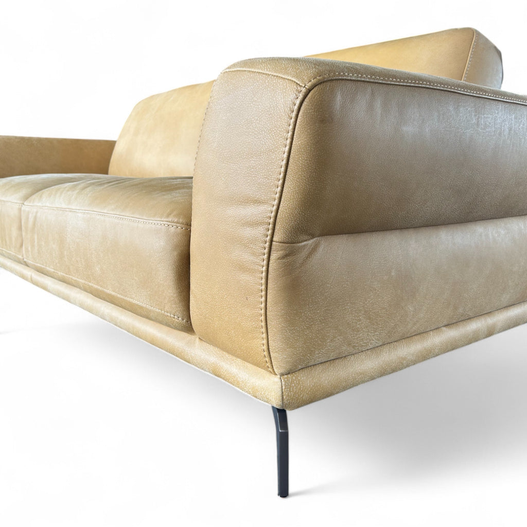 Sofa W.Schillig 24250 "montanaa" – Leder Kurkuma