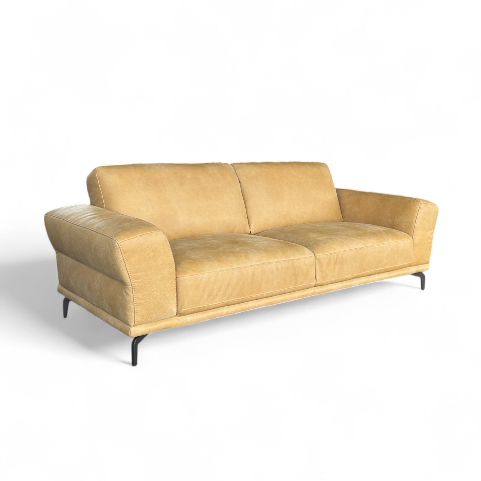 Sofa W.Schillig 24250 "montanaa" – Leder Kurkuma