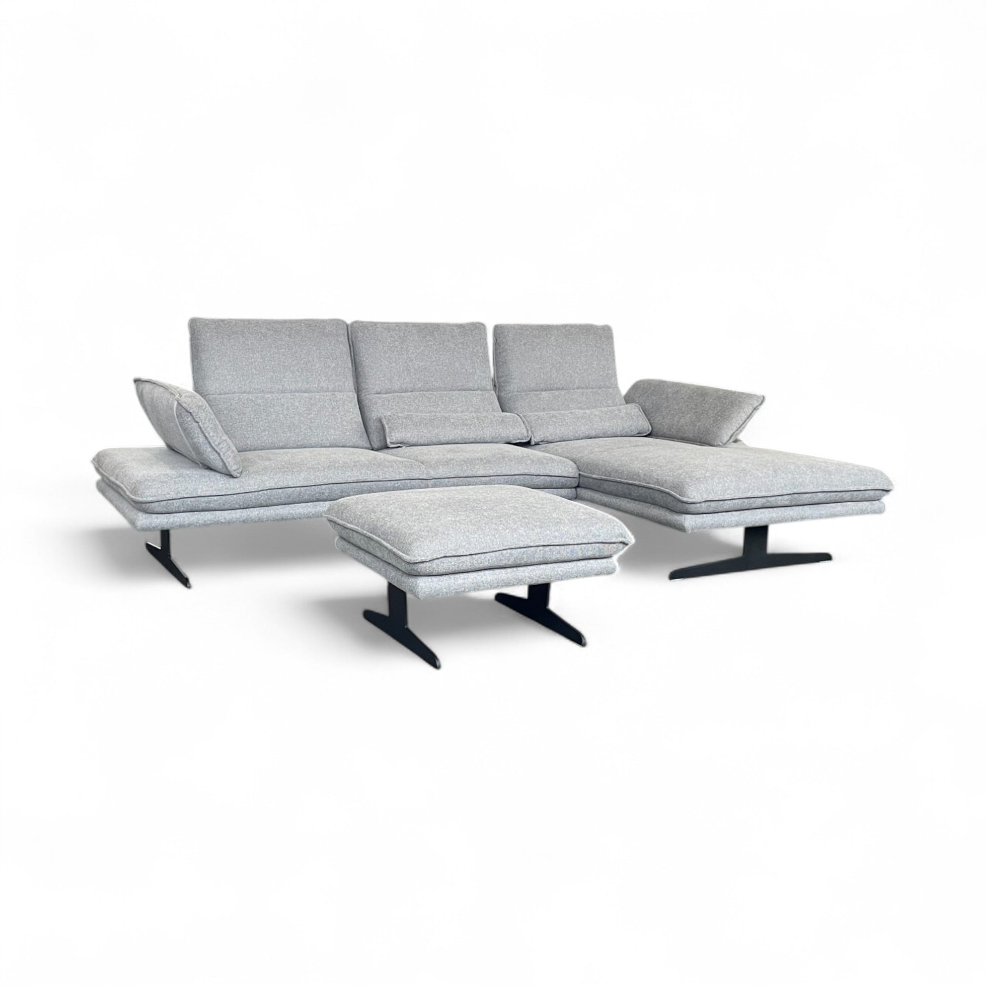 Ecksofa W.Schillig 16777 "broadway" – Stoff Taupe