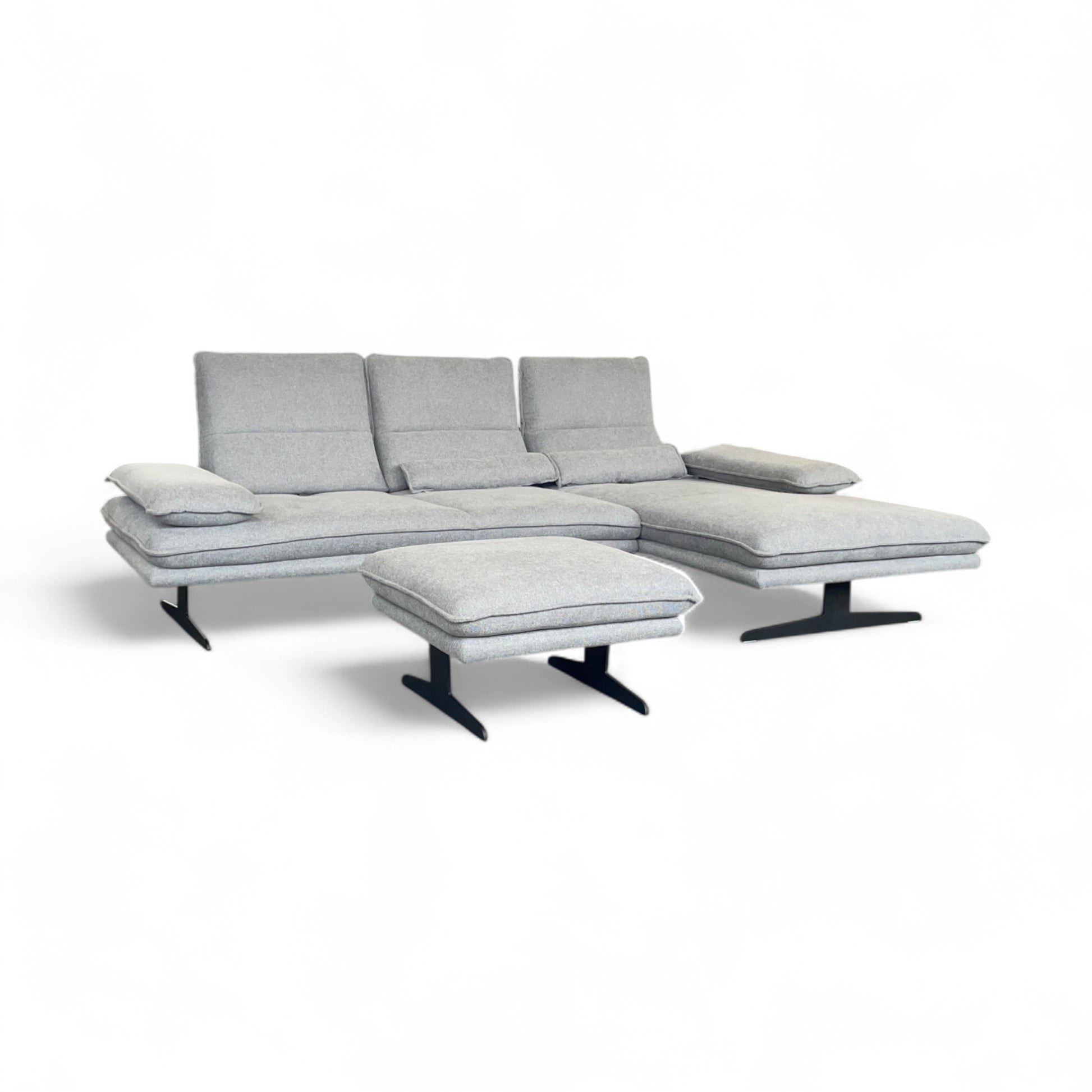 Ecksofa W.Schillig 16777 "broadway" – Stoff Taupe