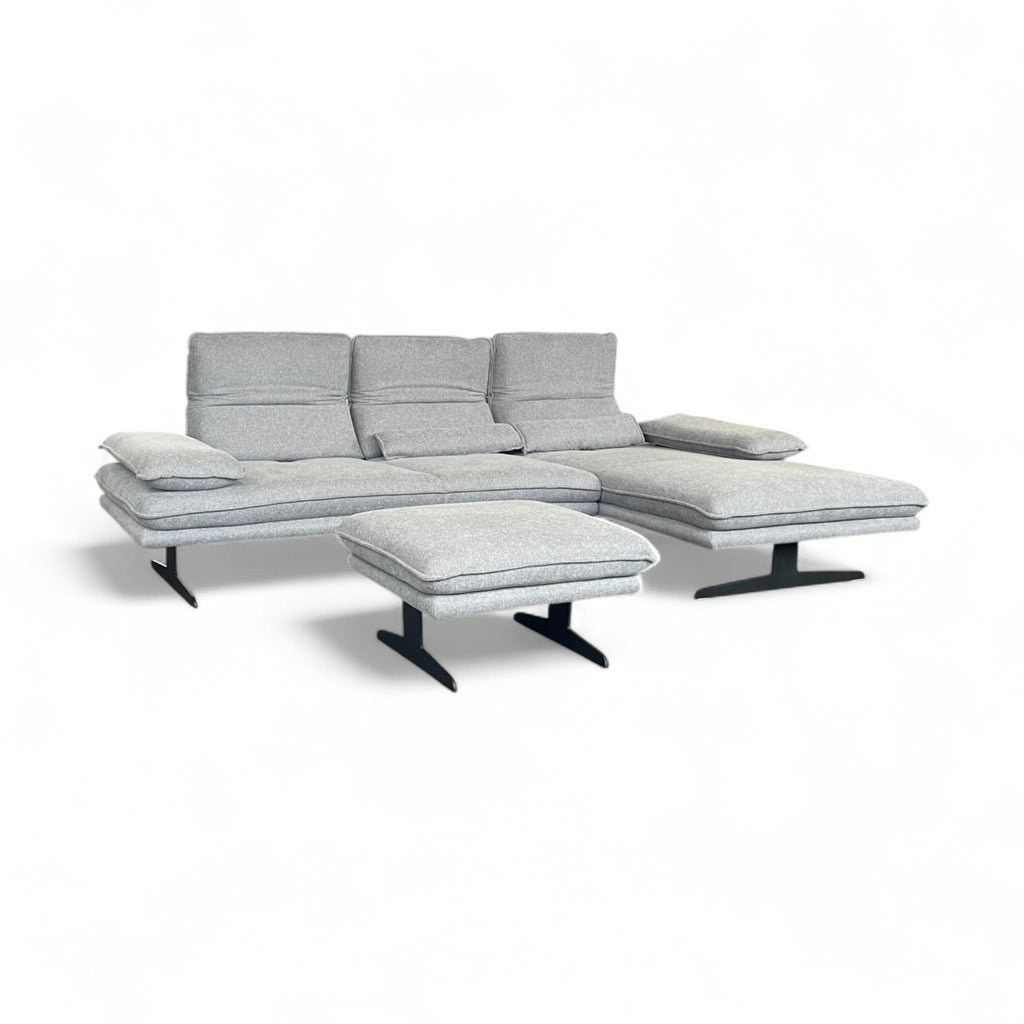 Ecksofa W.Schillig 16777 "broadway" – Stoff Taupe