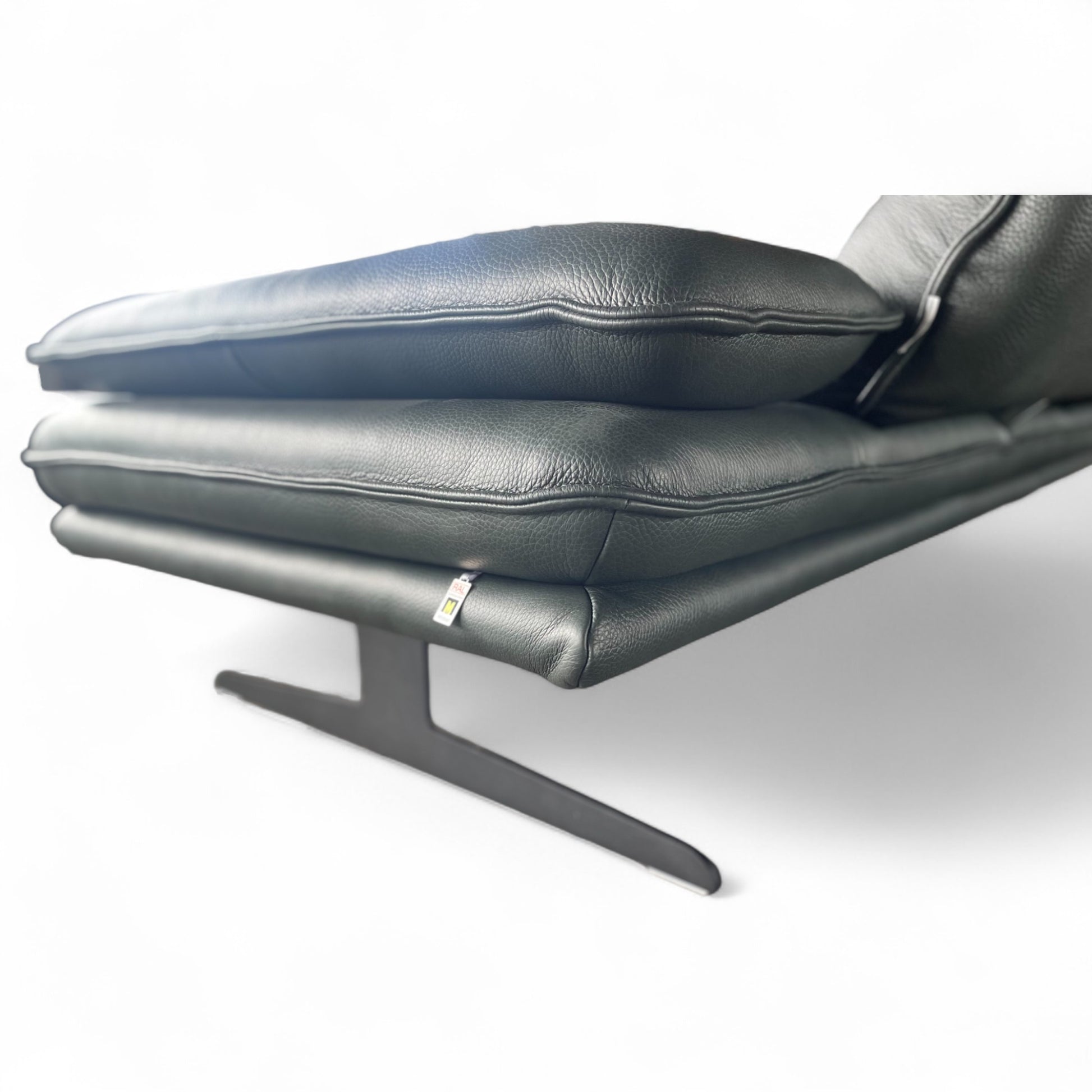 Ecksofa W.Schillig 16777 "broadway" – Leder Forest mit Hocker