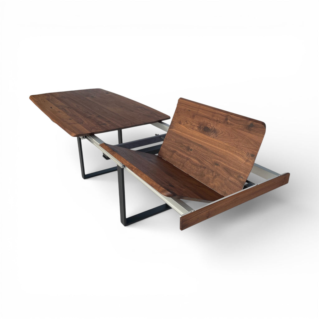 Lavida Helmond Auszugstisch – Nussbaum Freiform (180×100 + 80 cm)