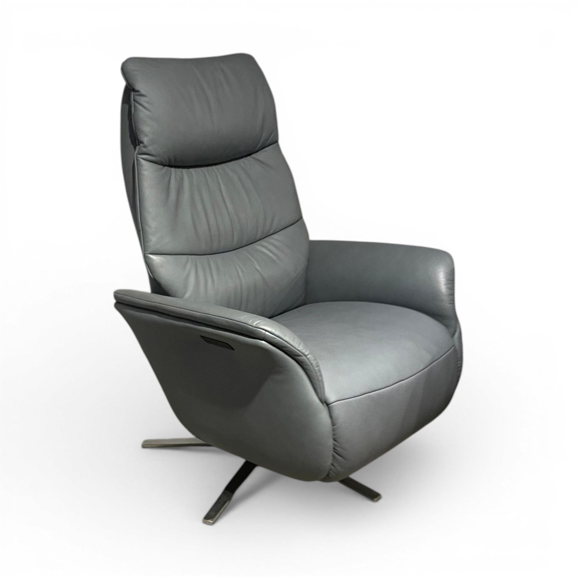 Sessel Himolla 7454 Easy-Swing – Longlife Leder Aqua, 2-Motorig