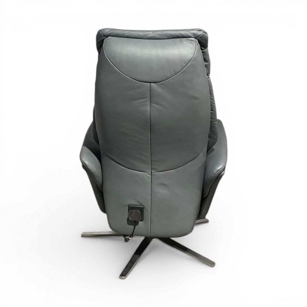 Sessel Himolla 7454 Easy-Swing – Longlife Leder Aqua, 2-Motorig