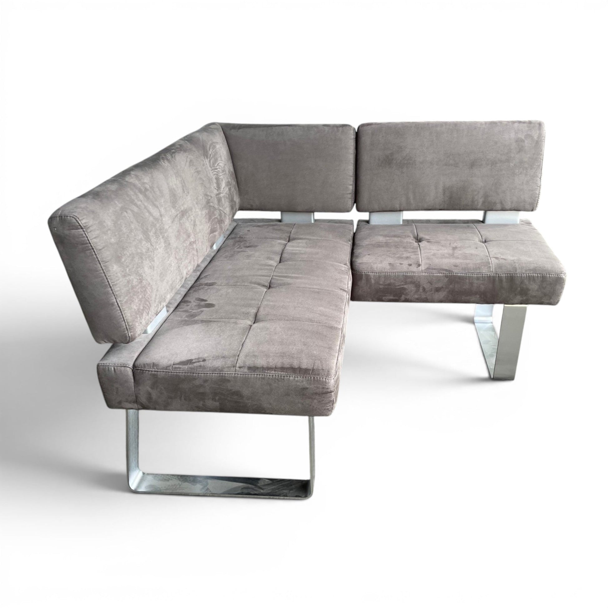 Eckbank K+W Game I 4191 - Microfaser Light Grey