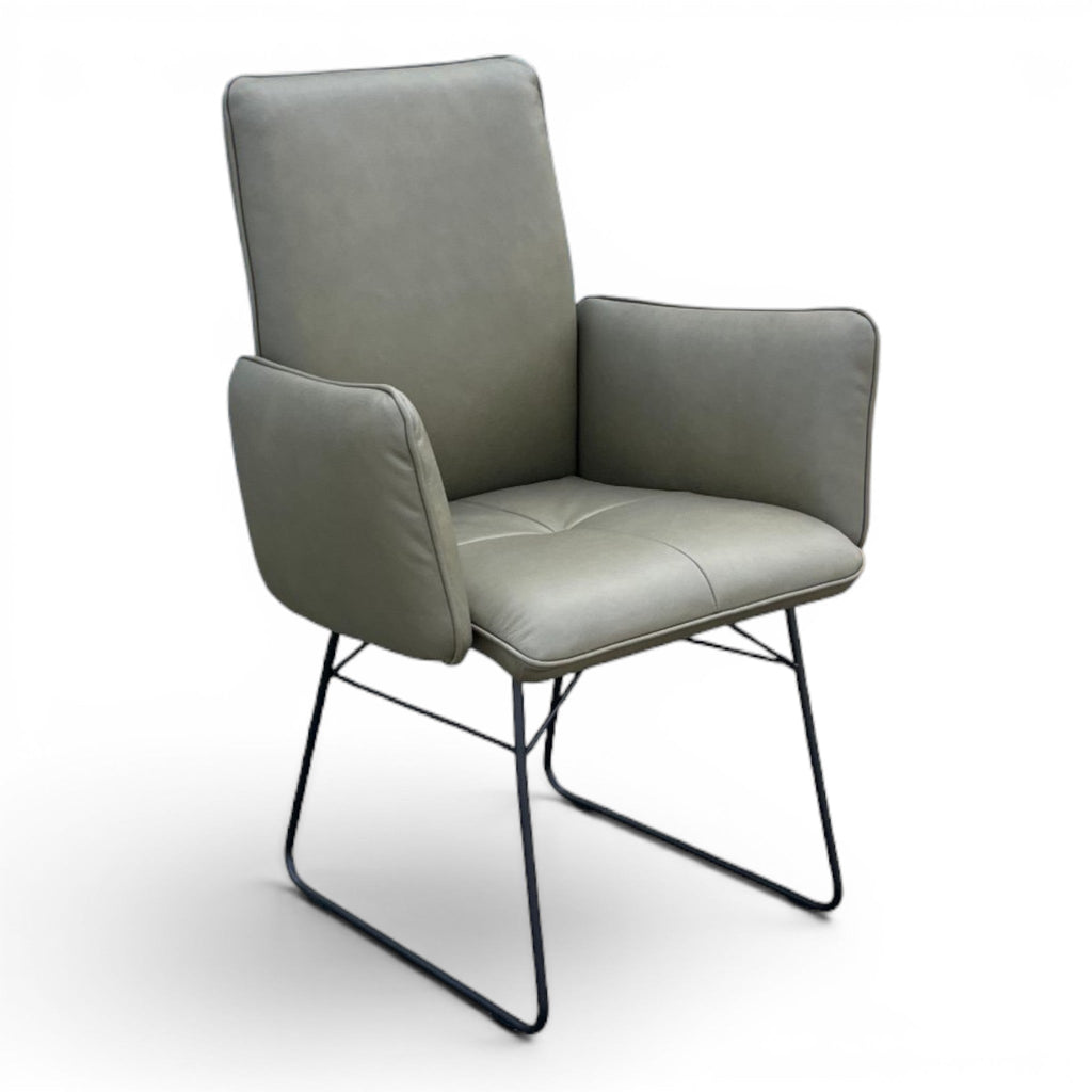 Kufenstuhl K+W 6512 Step Two - Longlife Leder Cloud Kaktus