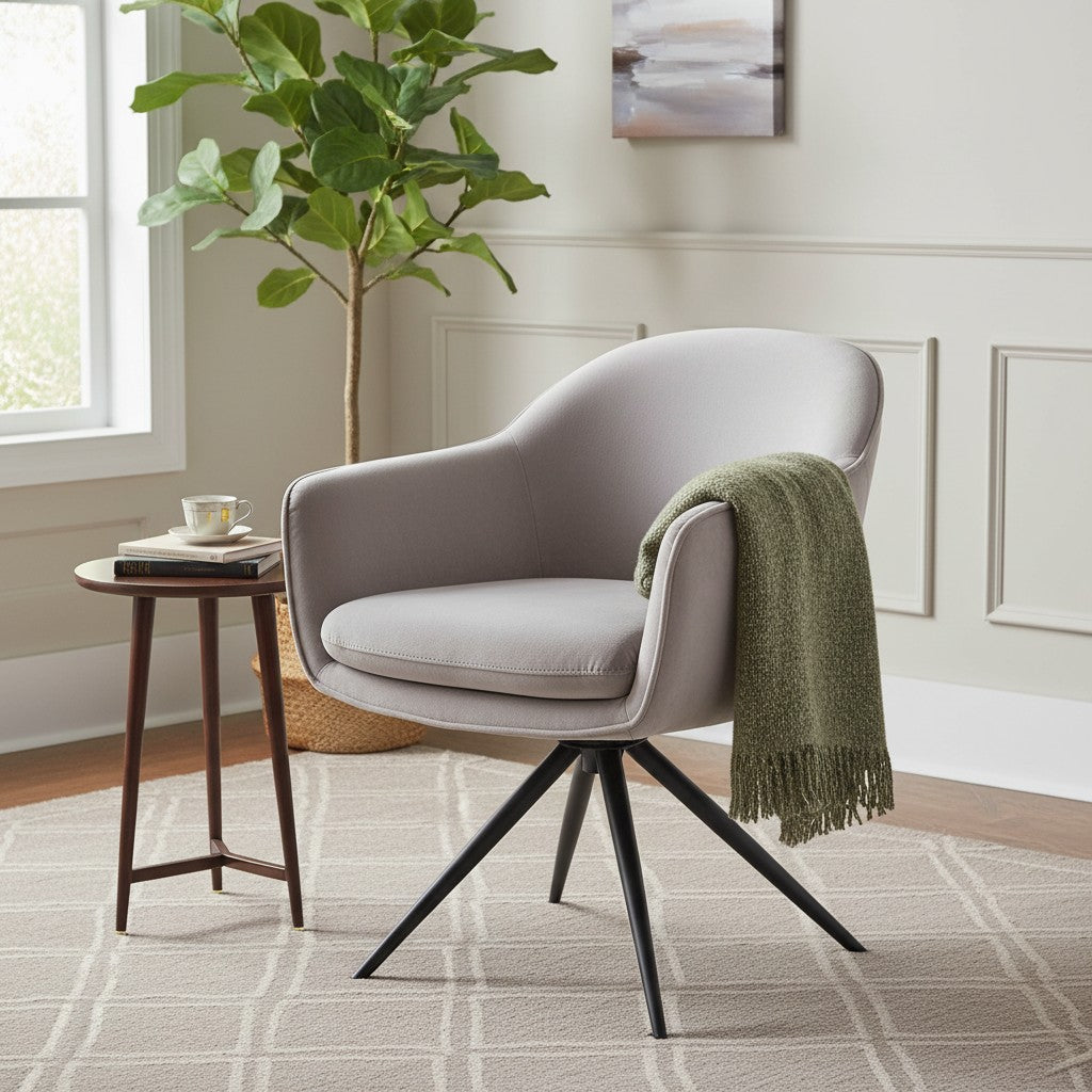 Drehstuhl K+W - Velour Beige
