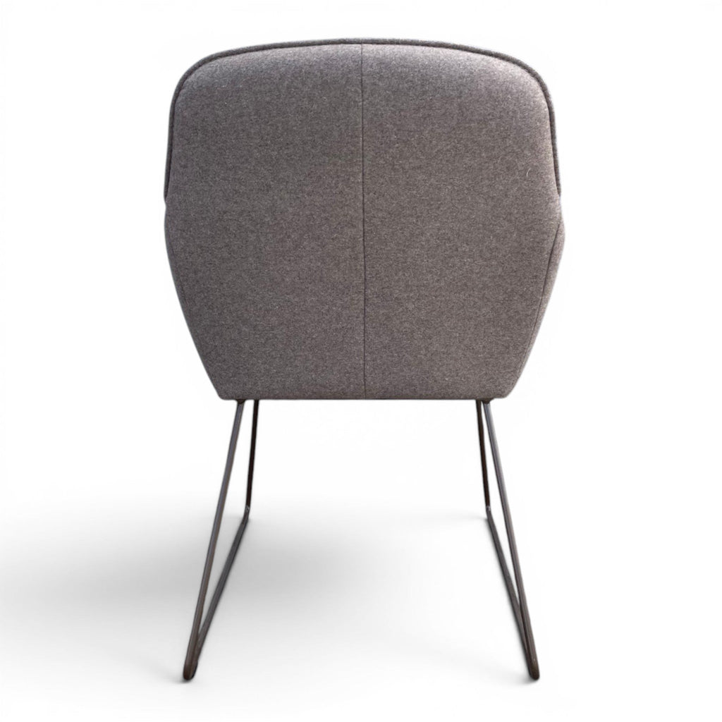 Sessel K+W - Leder & Filz Olive/Braun