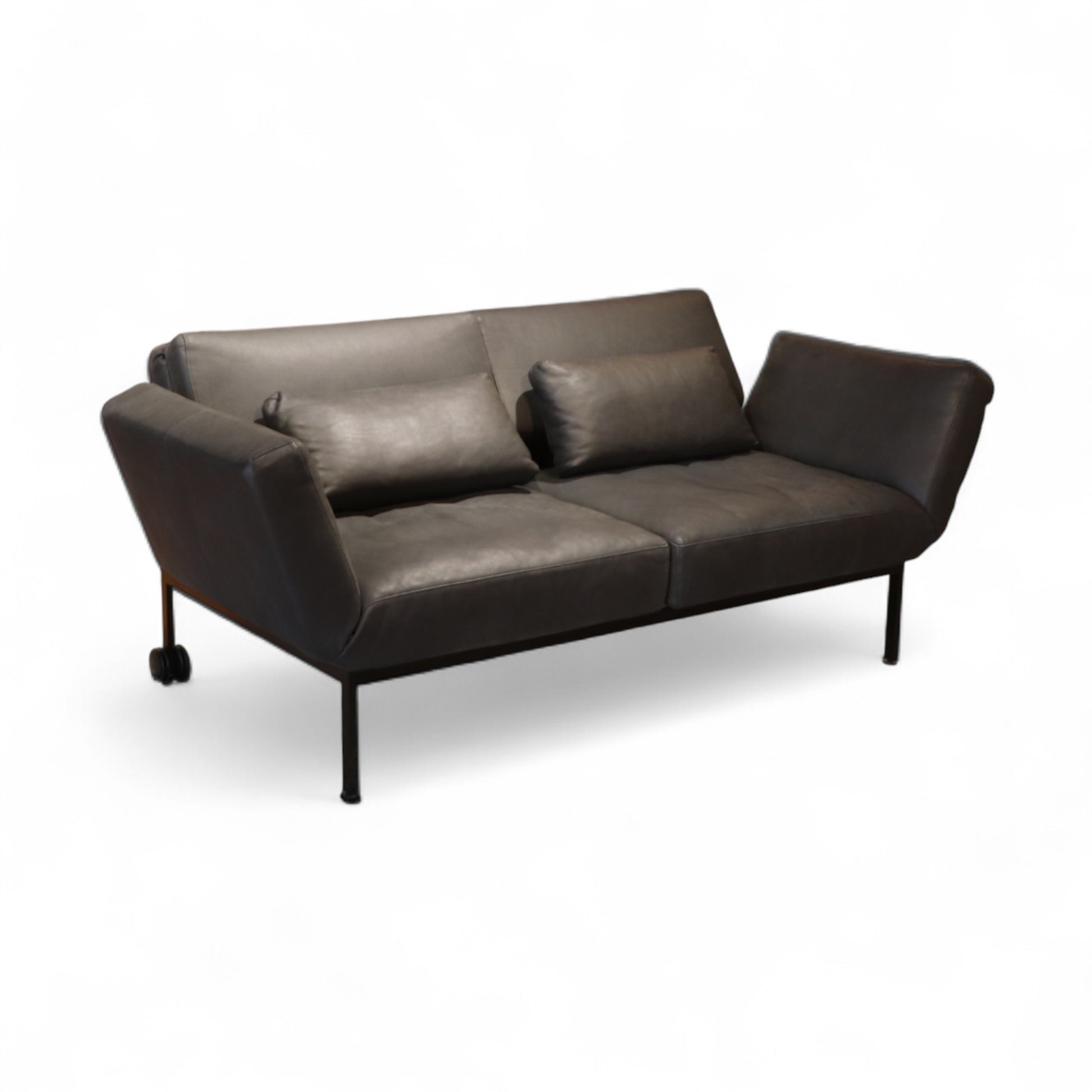 Funktionssofa Brühl „roro soft“ – 2-Sitzer - Leder Taron 5668/99