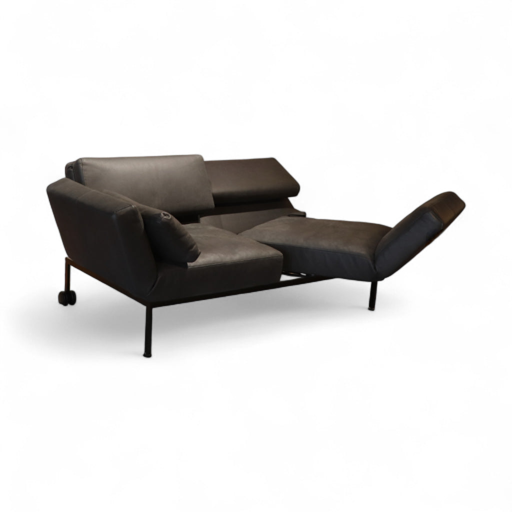 Funktionssofa Brühl „roro soft“ – 2-Sitzer - Leder Taron 5668/99