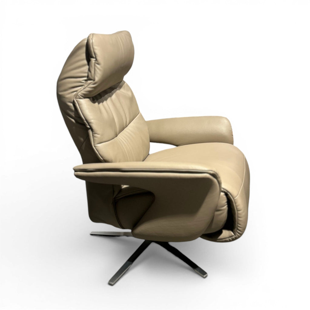 Sessel Himolla 7052 Easy-Swing – Longlife Leder Soft Stein, Manuell