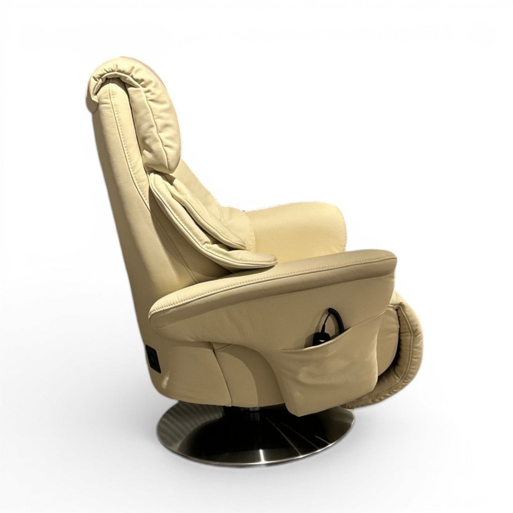 Sessel Himolla 7417 Easy-Swing – Longlife Leder Auster