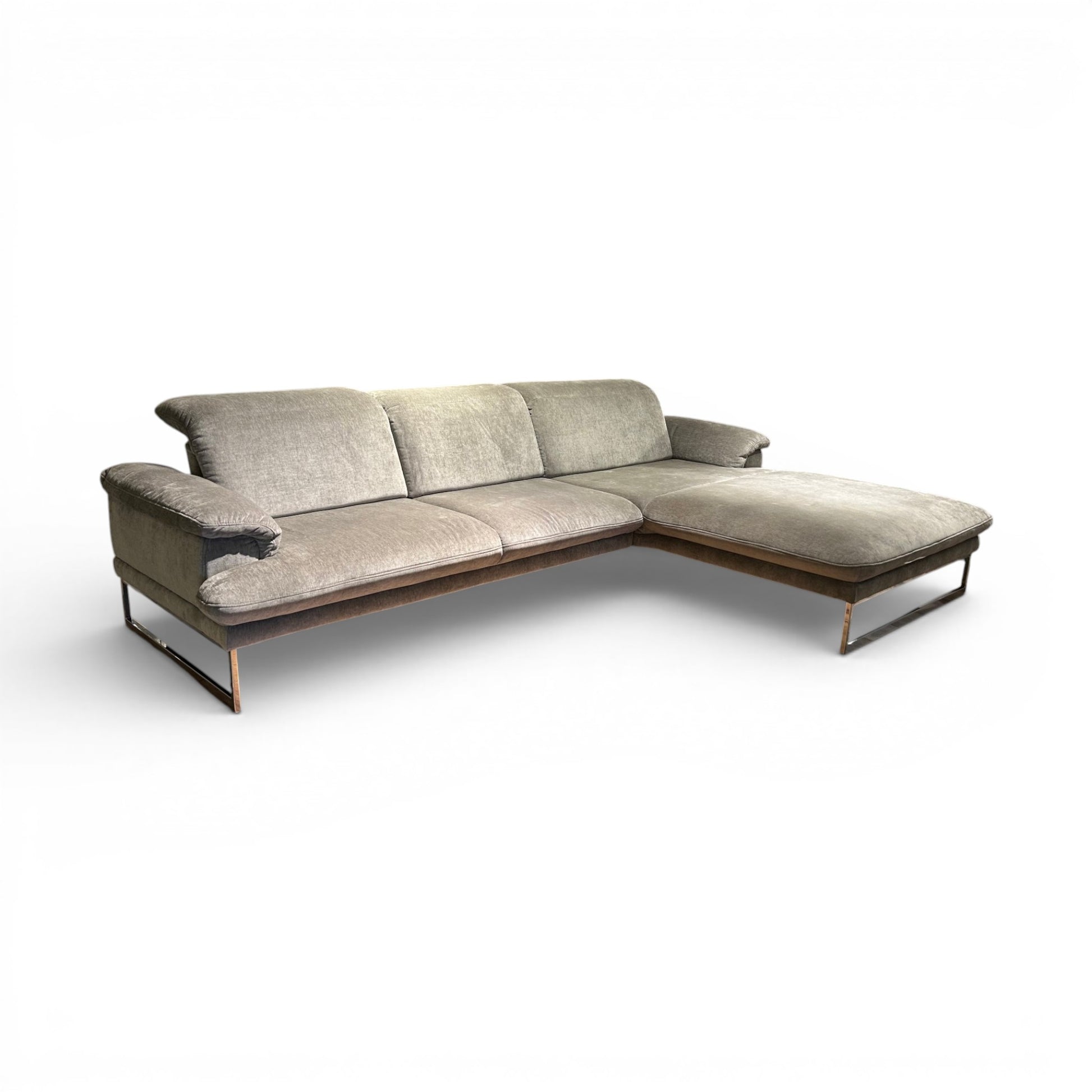 JOOP! 8153 Studio – Ecksofa in Velour Stone